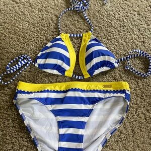 Strappy Triangle bikini set New